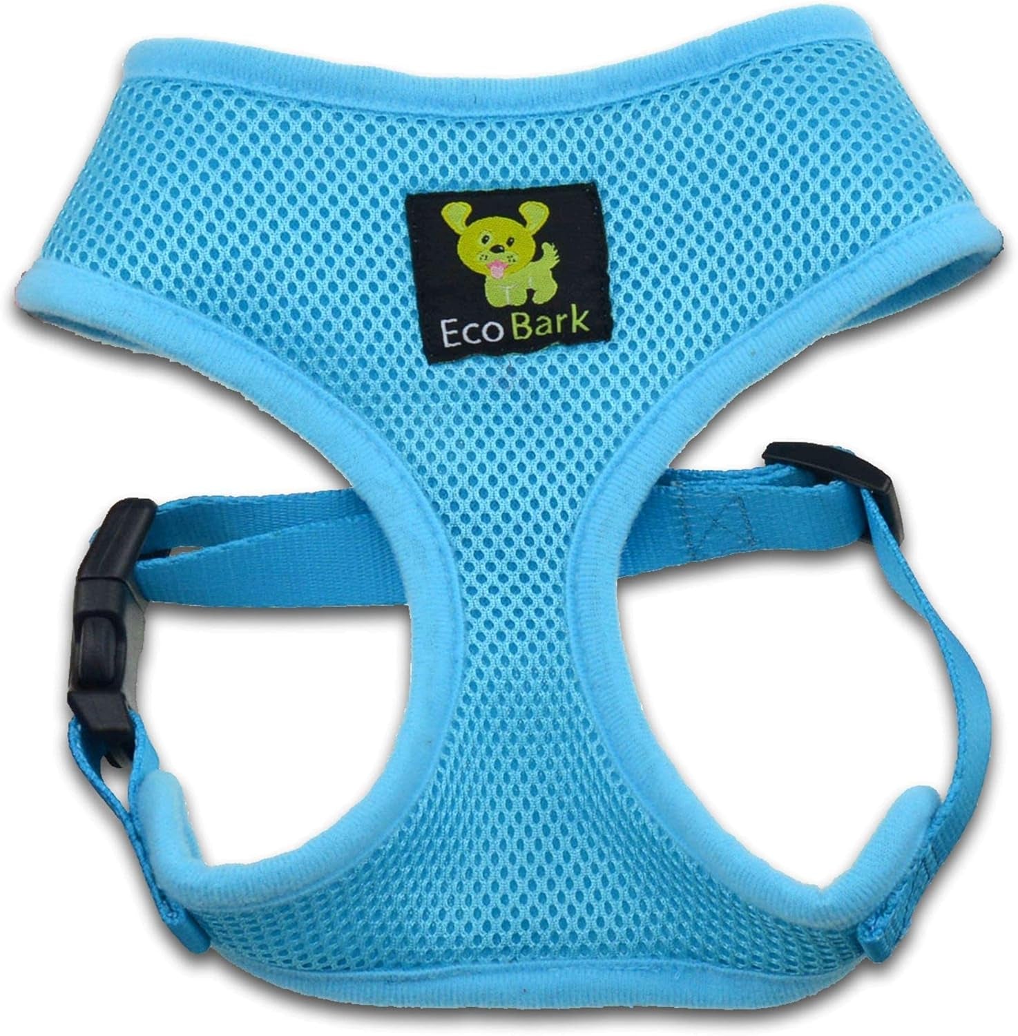 Blue Dog Harness - Eco-Friendly Max Comfort Harnesses - Luxurious Soft Mesh Halter - over the Head Harness Vest- No Pull and No Choke
