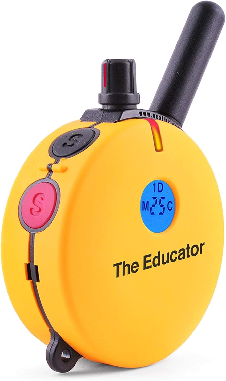 ET-400 E Collar for Dog Training with Remote - 3/4 Mile Range, Waterproof, 100 Blunt Stimulation Levels, Tone or Vibration Mode, Night Tracking Light for Small, Medium & Large Dogs