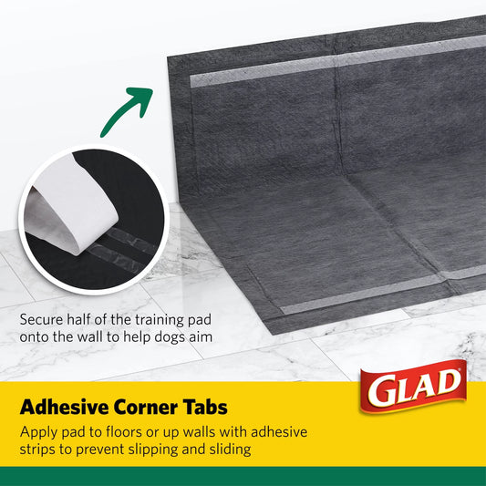 (4 Pack)  Giant Size Activated Charcoal Leak-Resistant Training Pads for Dogs, 30X36, 24 Count