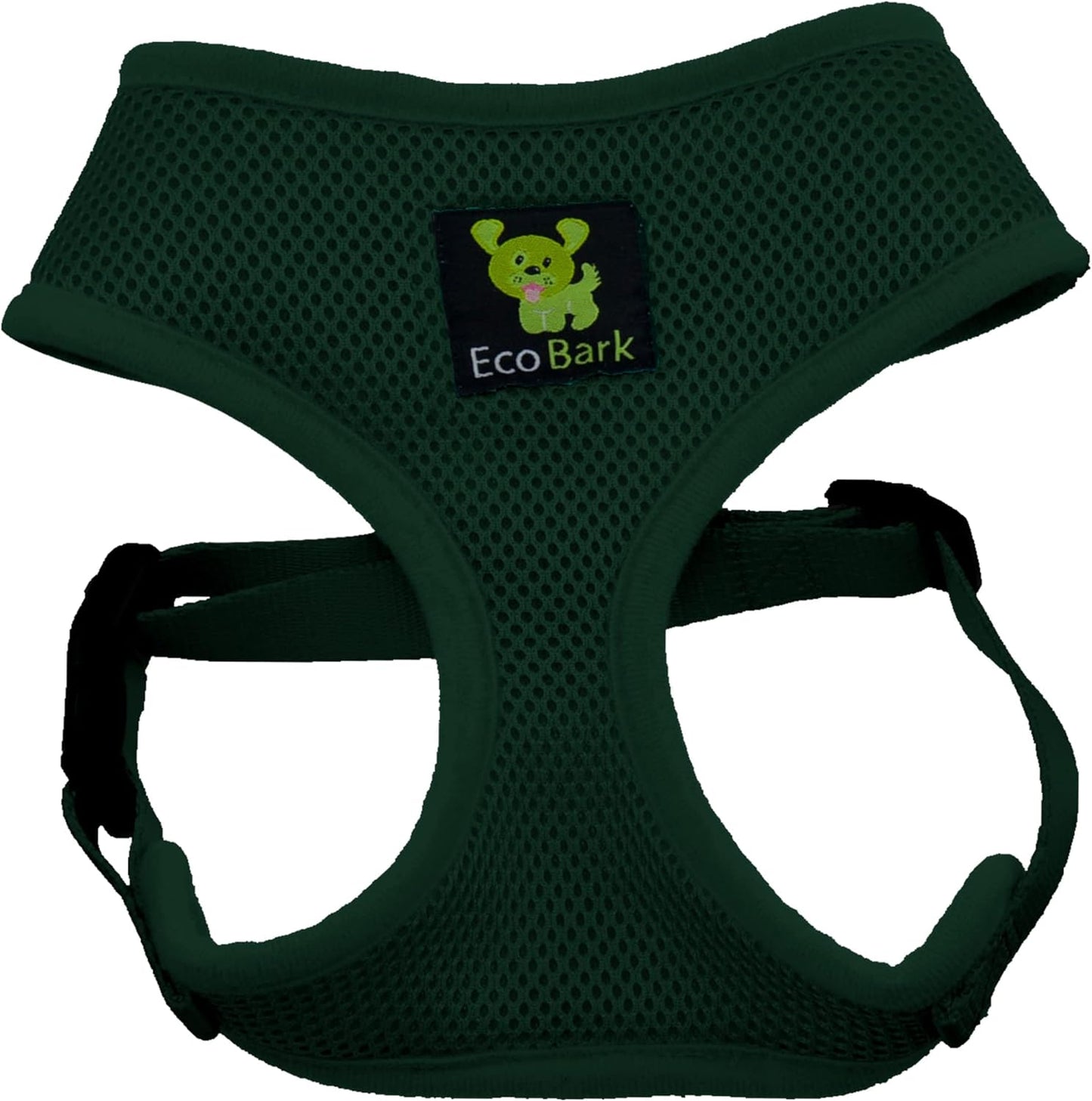 Dog Harness - Eco-Friendly Max Comfort Harnesses - Luxurious Soft Mesh Halter - over the Head Harness Vest- No Pull and No Choke for Small, Toy Breed, and Teacup Dogs (XS, Dark Green)