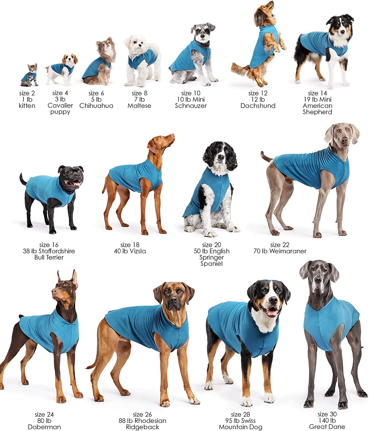 Goldpaw Dog Sun Shirt with UV Protection - Lightweight, Cooling Sun Protection Clothing for Dogs - Reduce Heat Absorption - Pet Clothes Made in the USA - Machine Washable - Violet - Size 20
