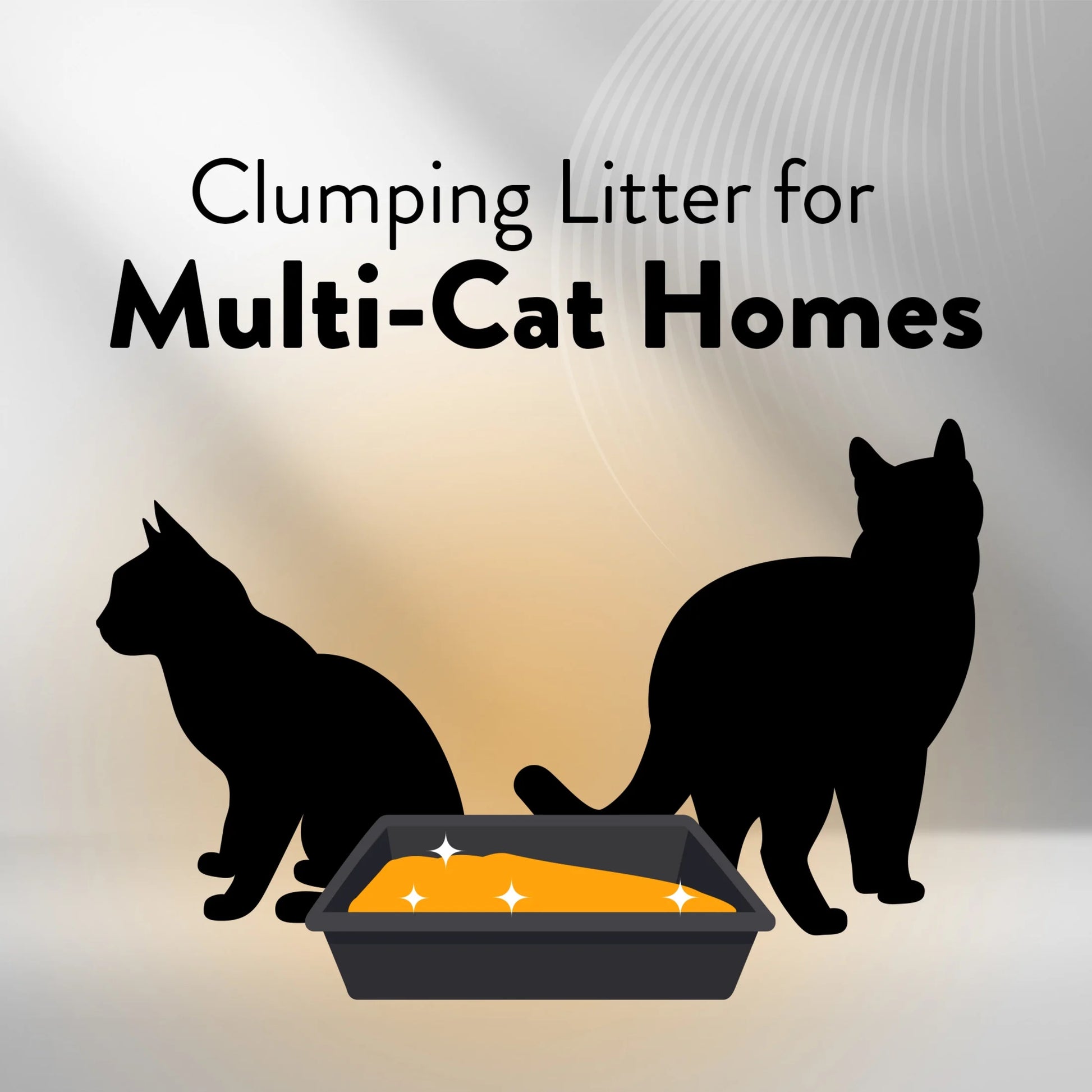 Hardball Lightweight Cat Litter, Clumping, No-Mess Scooping, Multi-Cat, 15 Lb