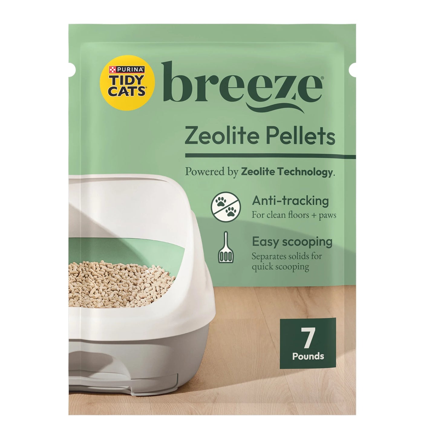 Purina  Breeze Unscented 99.9 Percent Dust Free, Multi Cat, Zeolite Pellet Cat Litter Refill