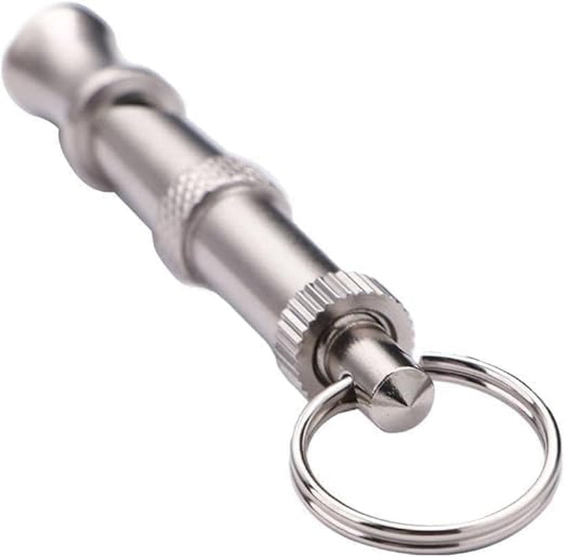 1Pc Silver Adjustable Ultrasonic Dog Whistle,Portable Whistle Pet Whistle Supersonic Whistle Dog Whistles for Pet Training，Training and Behavior Aids,Dog Whistle Training,Dog Whistles