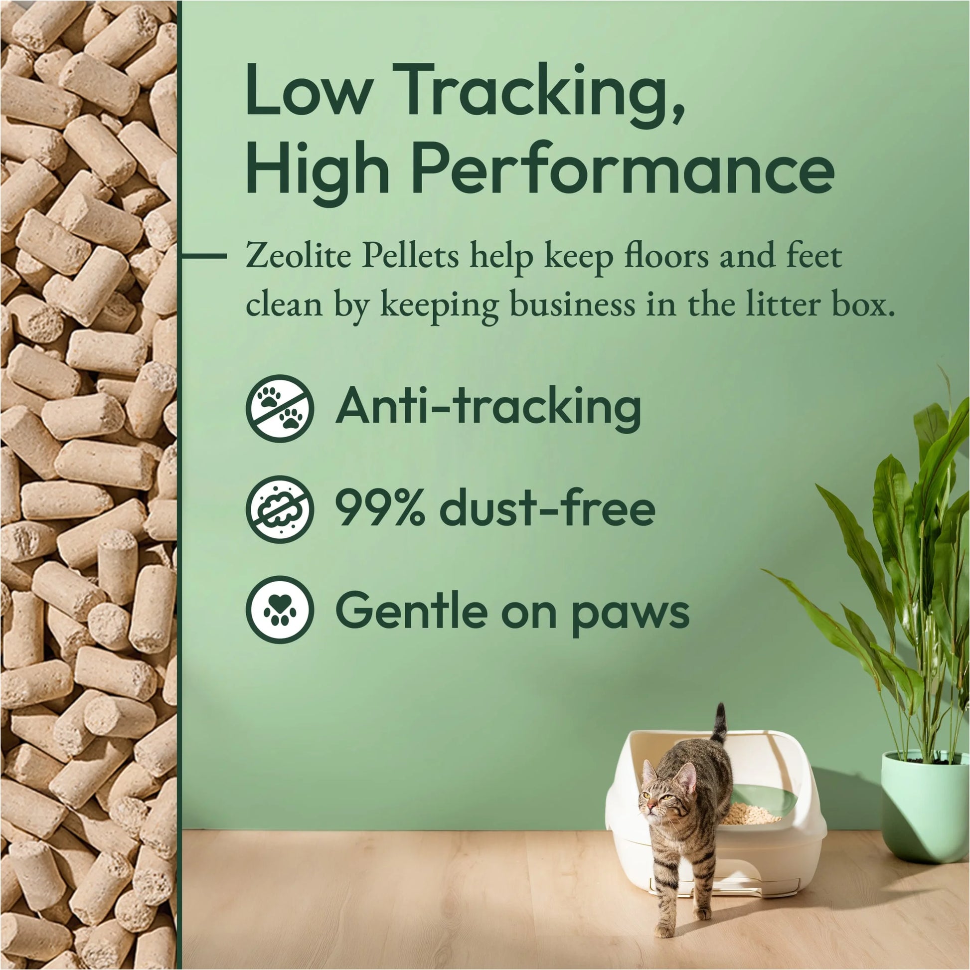 Purina  Breeze Unscented 99.9 Percent Dust Free, Multi Cat, Zeolite Pellet Cat Litter Refill