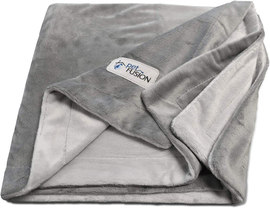 Premium Dog & Cat Blanket | Ultra Soft Pet Blanket Available in Plush or Quilted; 2 Colors (Grey; Brown) | Perfect for Small Dogs & Large Dogs