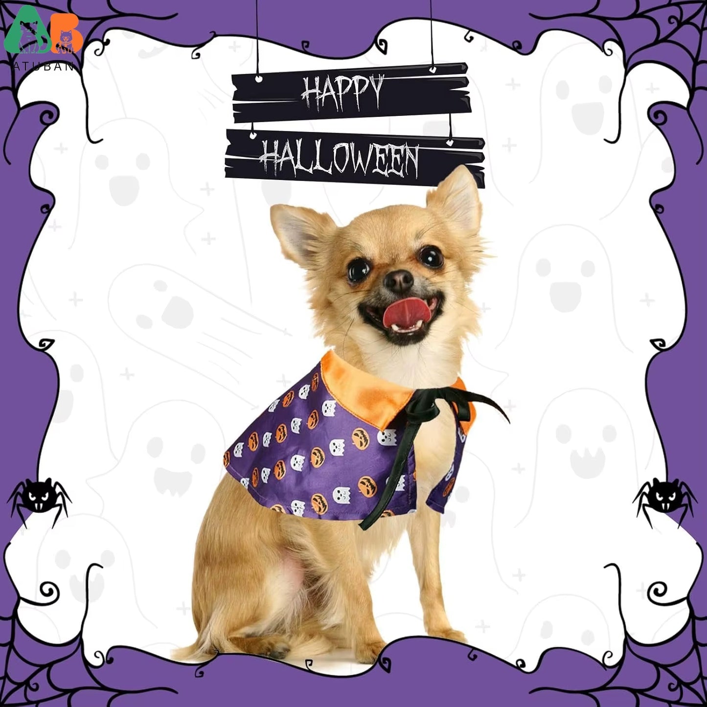 Cat Halloween Costumes,Wizard Cloak Vampire Cat Apparel,Small Dog Witch Clothes Cosplay Outfit for Halloween Themed Party