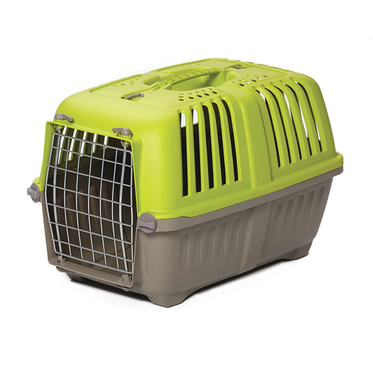 22 Inch Spree Travel Pet Carrier for Dog or Cat with Steel Door, Green