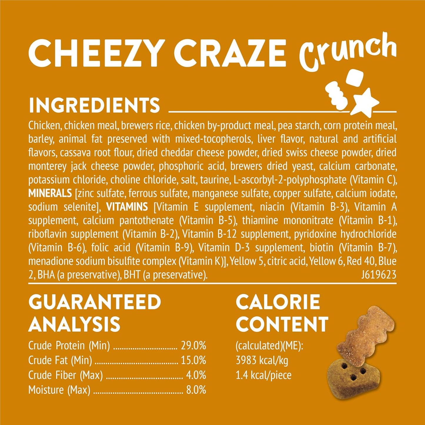 Purina  Cat Treats, Party Mix Cheezy Craze Crunch - (Pack of 10) 2.1 Oz. Pouches