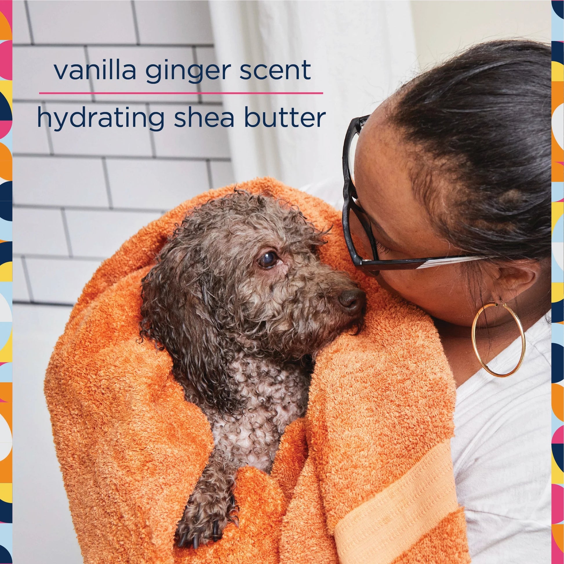 Deep-Clean Spray Dog Shampoo, Vanilla Ginger, 16Oz