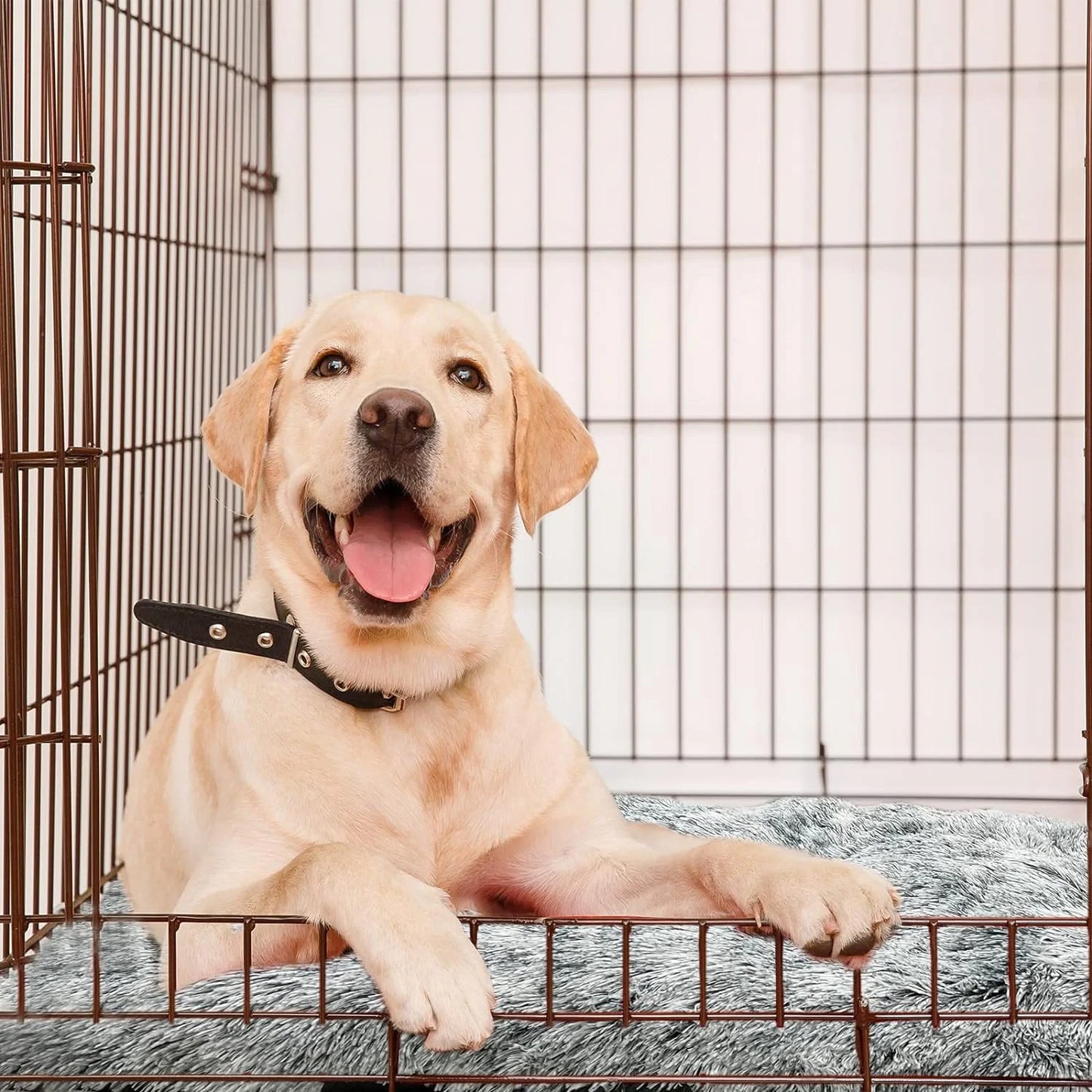 Dog Beds for Medium,Small Dogs Puppy Bed Washable Anti-Slip Sleeping Mat 35"X 23" Gray