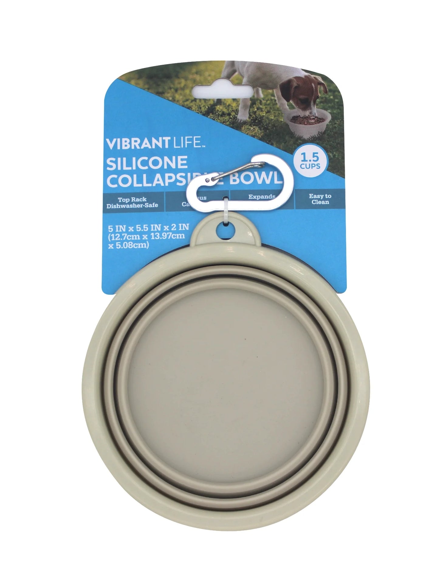 (3 Pack)  Collapsible Silicone Dog Pet Bowl