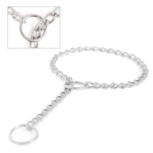 Slip Collar, Dog Training Collar, Stainless Steel Choke Chain Dog Collar, No Pull Dog Collar, Weather Proof, Tarnish Resistant Choker Collar for Dogs, 20"