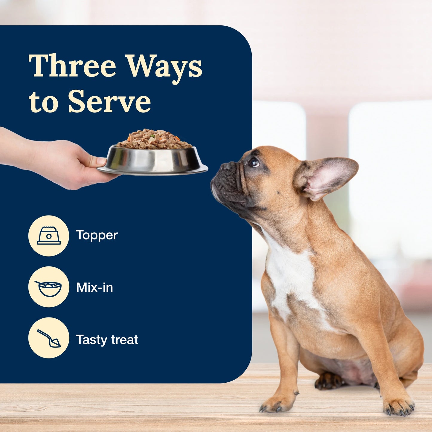 Delectables Natural Wet Dog Food Topper Variety Pack, Lamb & Turkey Dinner 3Oz (12 Pack - 6 of Each Flavor)