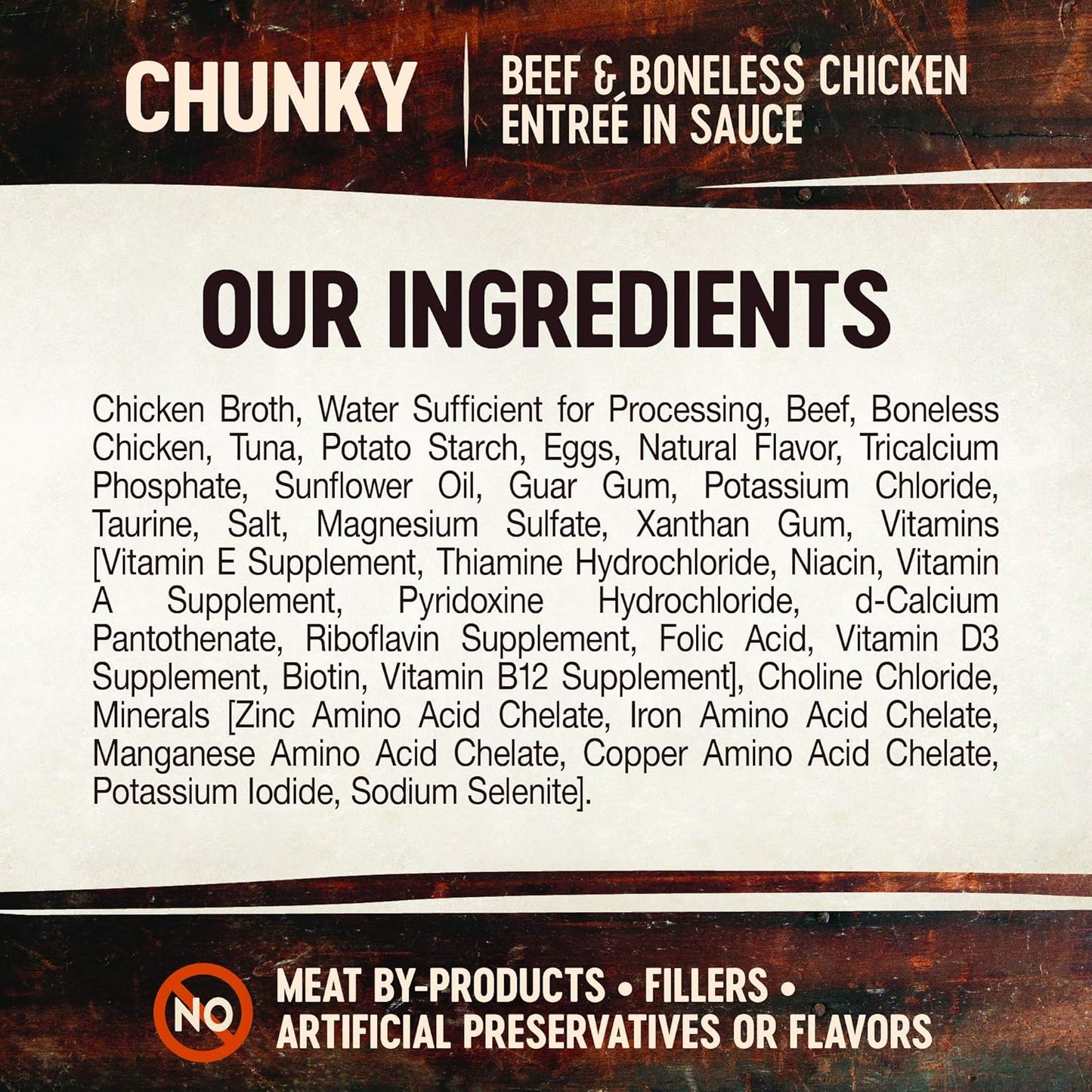 CORE Signature Selects Chunky Adult Wet Cat Food, Natural, Protein-Rich, Grain Free, 2.8 Ounce, 12 Pack (Beef & Chicken)