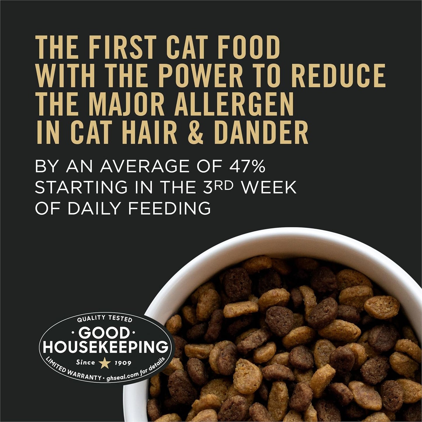 Allergen Reducing, Sensitive Skin & Stomach, High Protein Cat Food, LIVECLEAR Turkey and Oatmeal Formula - 5.5 Lb. Bag