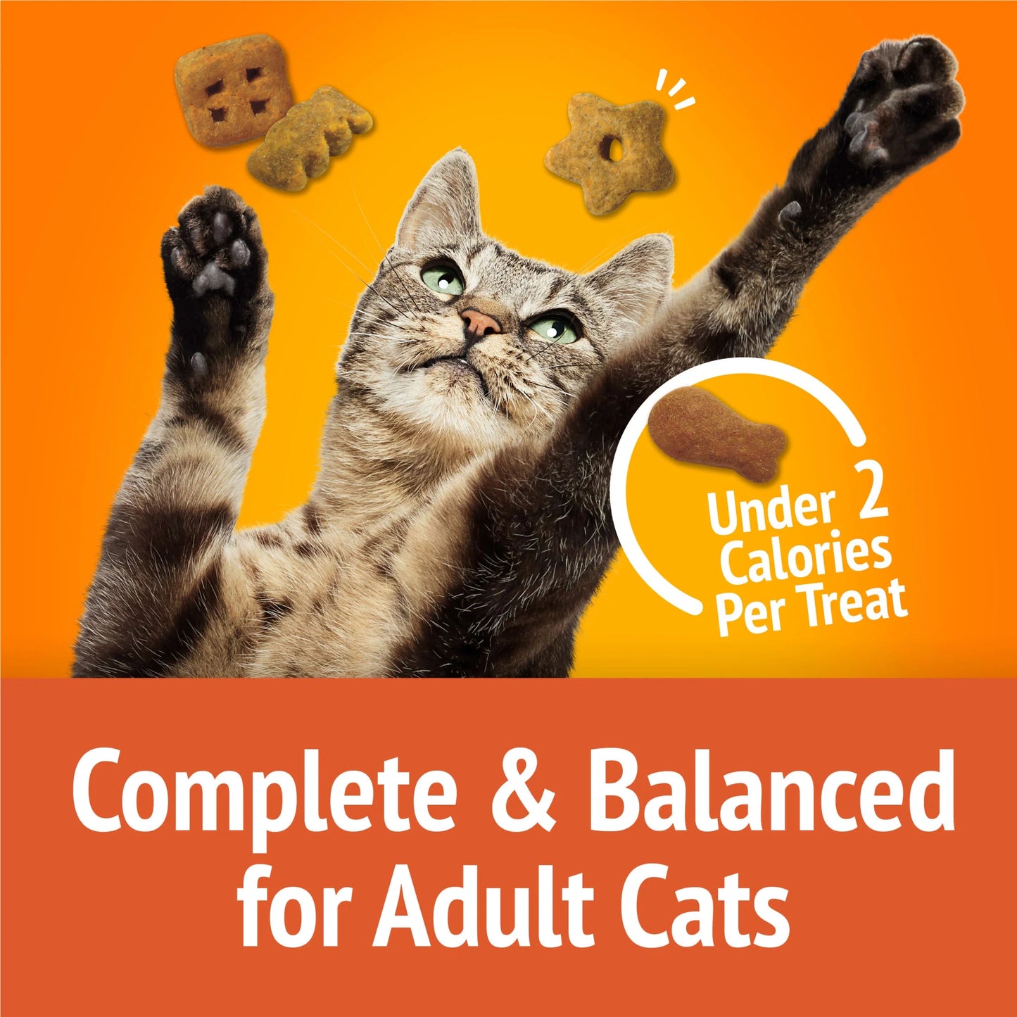 (2 Pack)   Party Mix Cat Treats, Original Crunch Snacks, 30 Oz. Canister