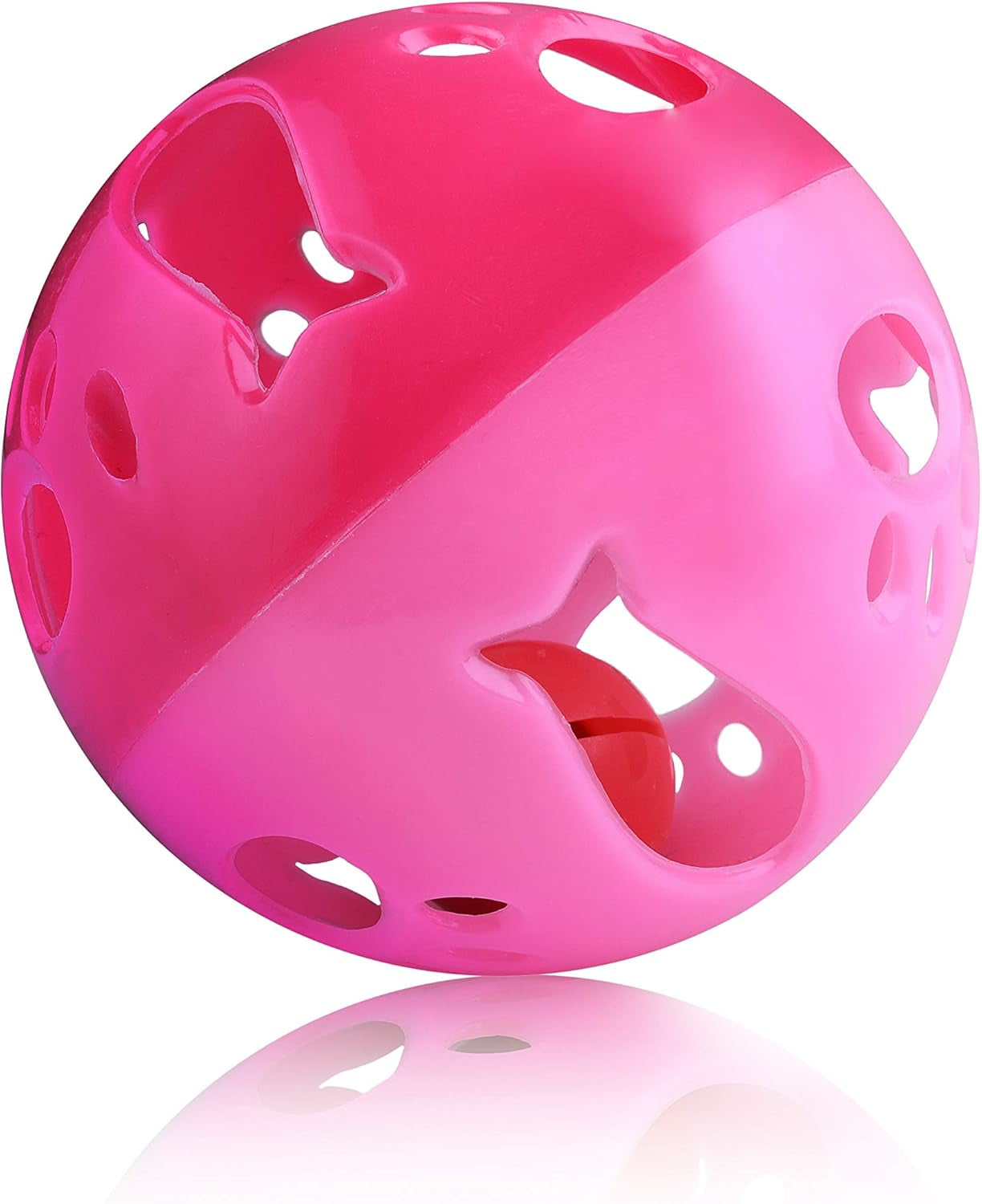 Large Size Cat Ball with Bell Toy for Cats Kittens and Other Animals - Hours of Play for Pets | Large Size for Extra Fun | Rings as It Moves