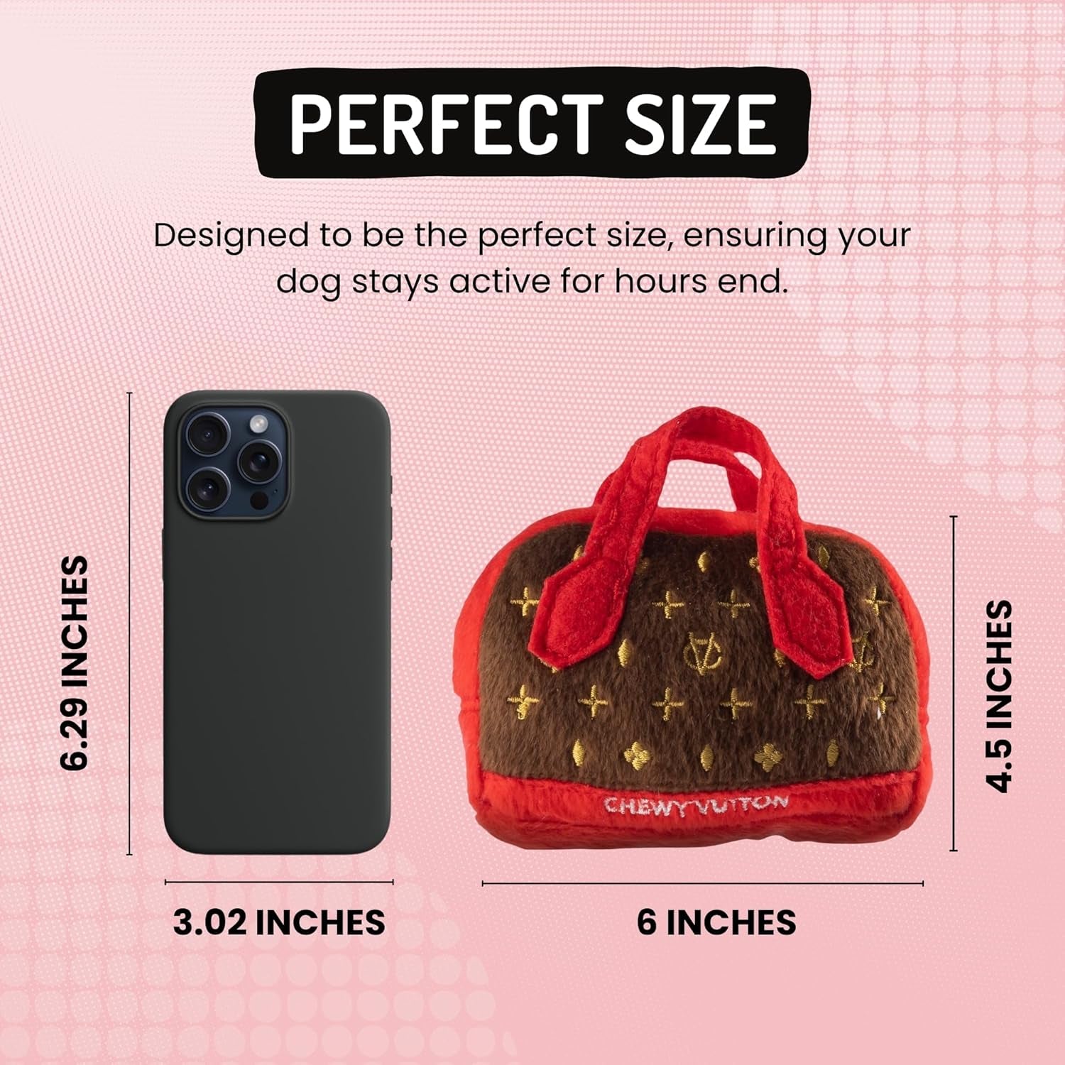 Runway Pup Collection | Unique Squeaky Parody Plush Dog Toys – Haute Couture Purses & Handbags