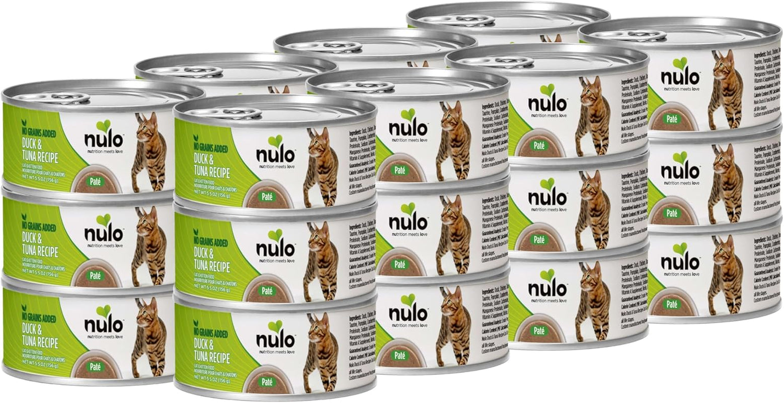 Duck & Tuna Recipe Pate Wet Canned Cat Food, 5.5 Ounce (Pack of 24)