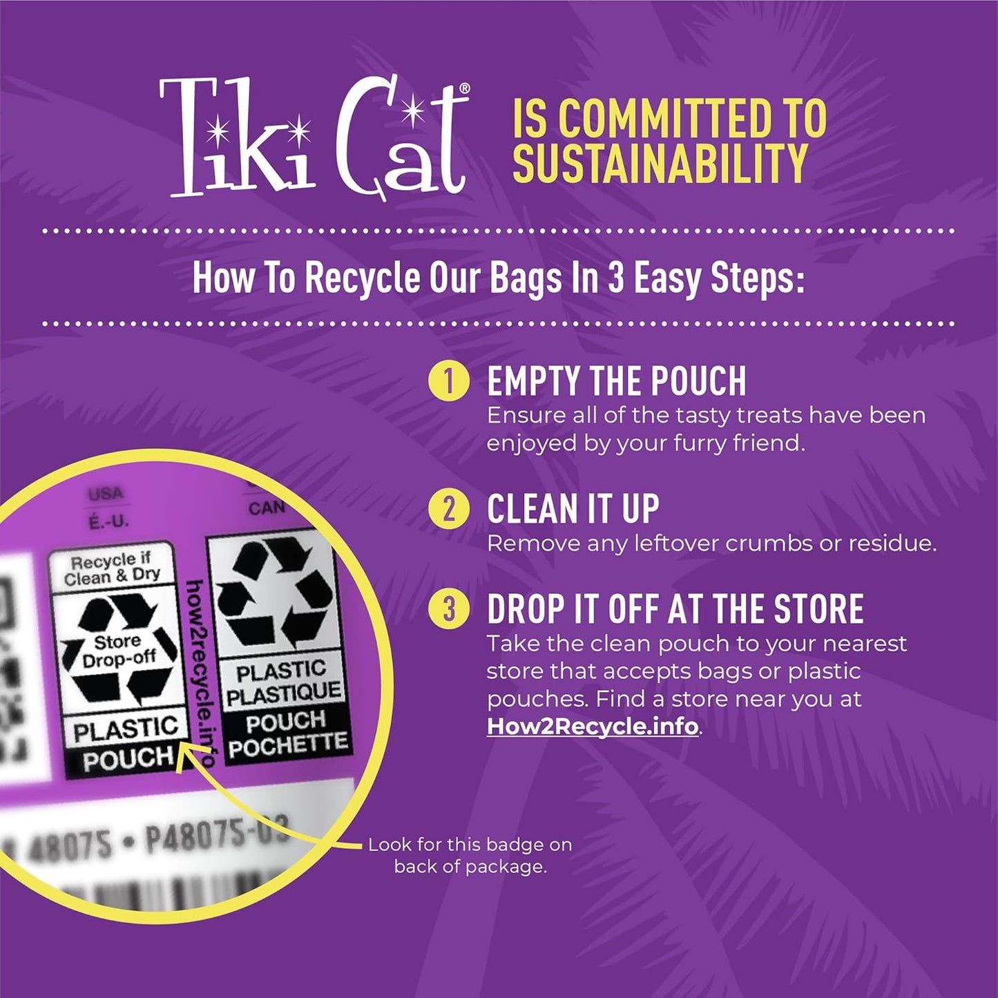 Tiki Cat Soft & Chewy Treats, Chicken Flavor, 3 Calories per Treat with Grain-Free and No Added Gluten, 2 Oz Pouch (Pack of 1)