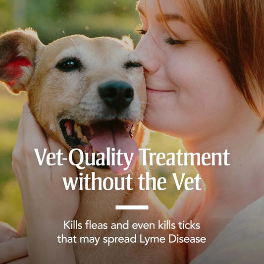 Flea & Tick Treatment for Small Dogs, 5 to 22 Lbs, 3 Monthly Applications