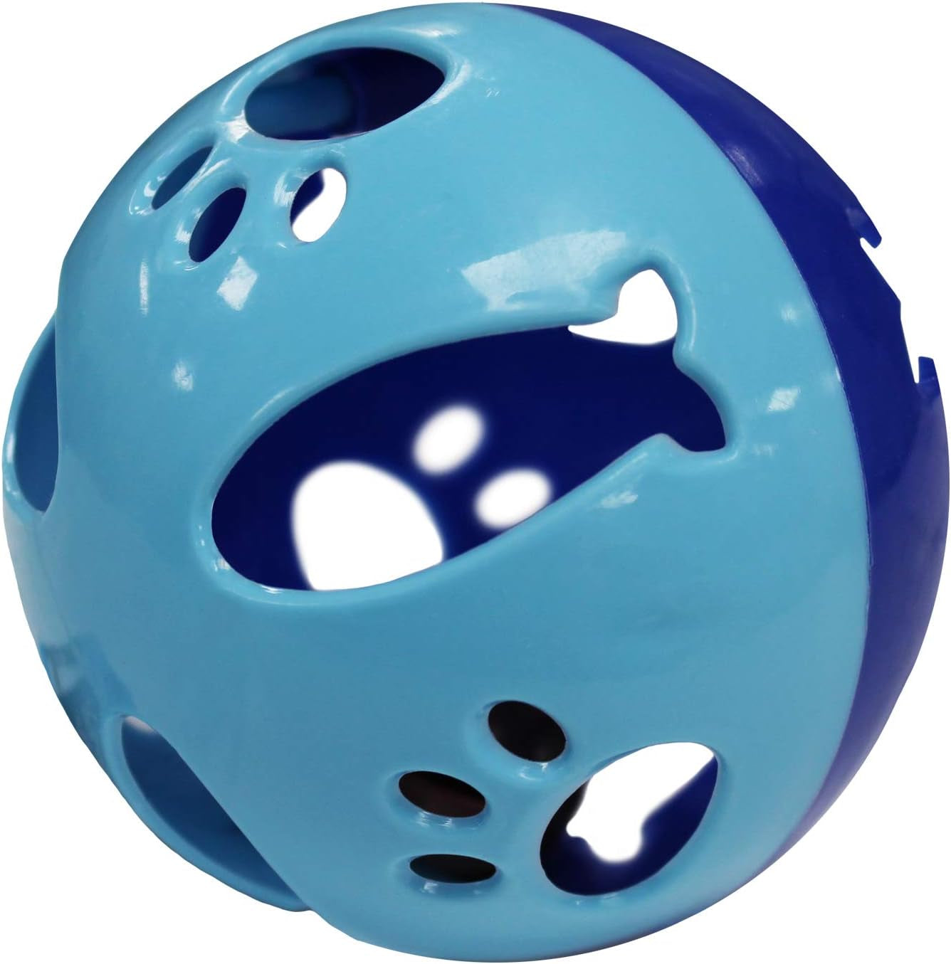 Large Size Cat Ball with Bell Toy for Cats Kittens and Other Animals - Hours of Play for Pets | Large Size for Extra Fun | Rings as It Moves