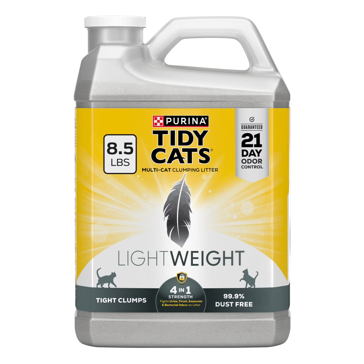 Purina  4-In-1 Strength Lightweight Cat Litter, Floral Scent, 8.5 Lb Jug