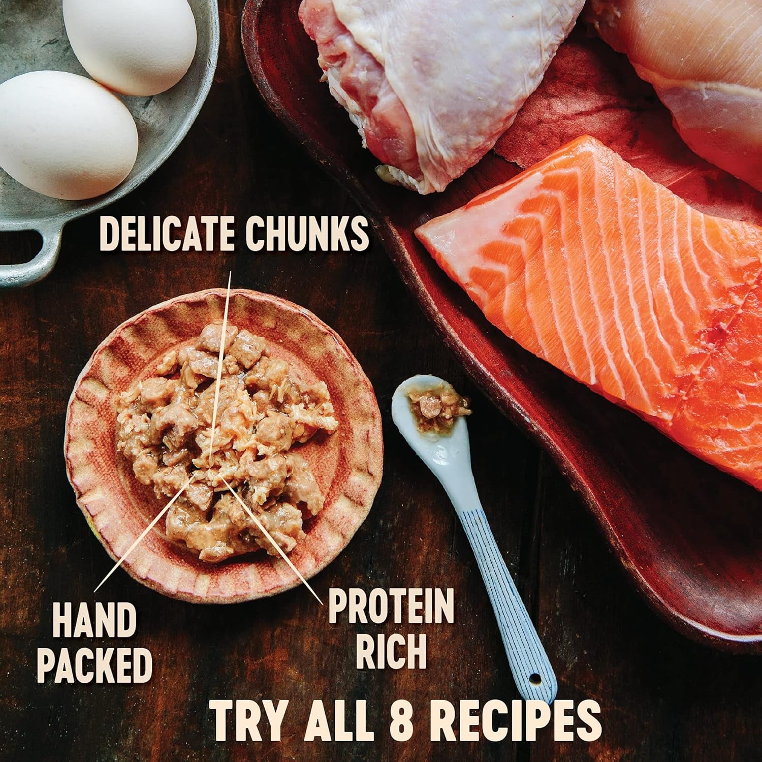 CORE Signature Selects Chunky Adult Wet Cat Food, Natural, Protein-Rich, Grain Free, 5.3 Ounce, 12 Pack (Beef & Chicken)