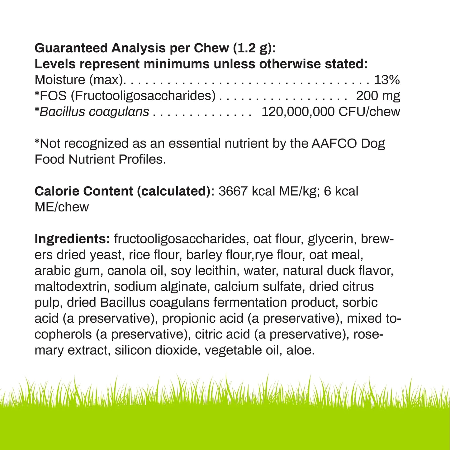 Daily Probiotic Chews for Dogs 60/Pkg