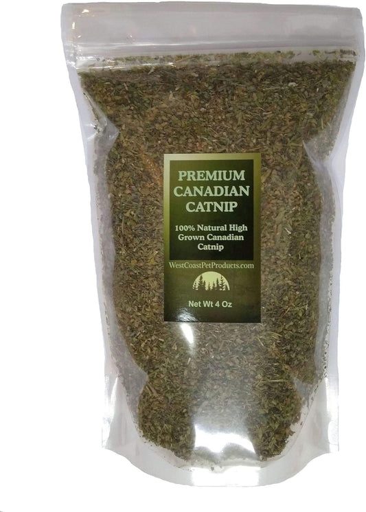 Course Cut Canadian Catnip, 4 Oz. (4-1/2 Cups) for Cats & Kittens, Interactive Cat-Nip Play Treats