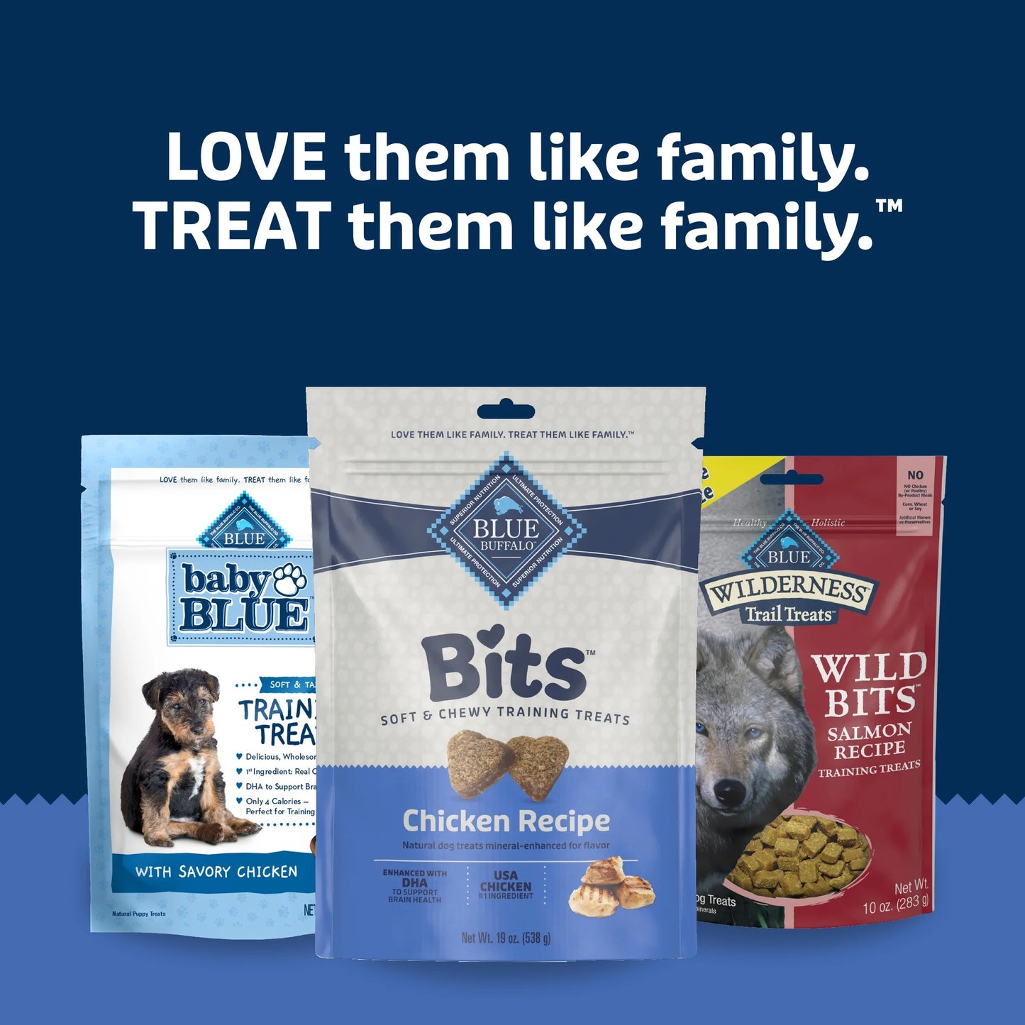 Bits Soft Dog Treats for Training, Enhanced with DHA, 19-Oz. Bag