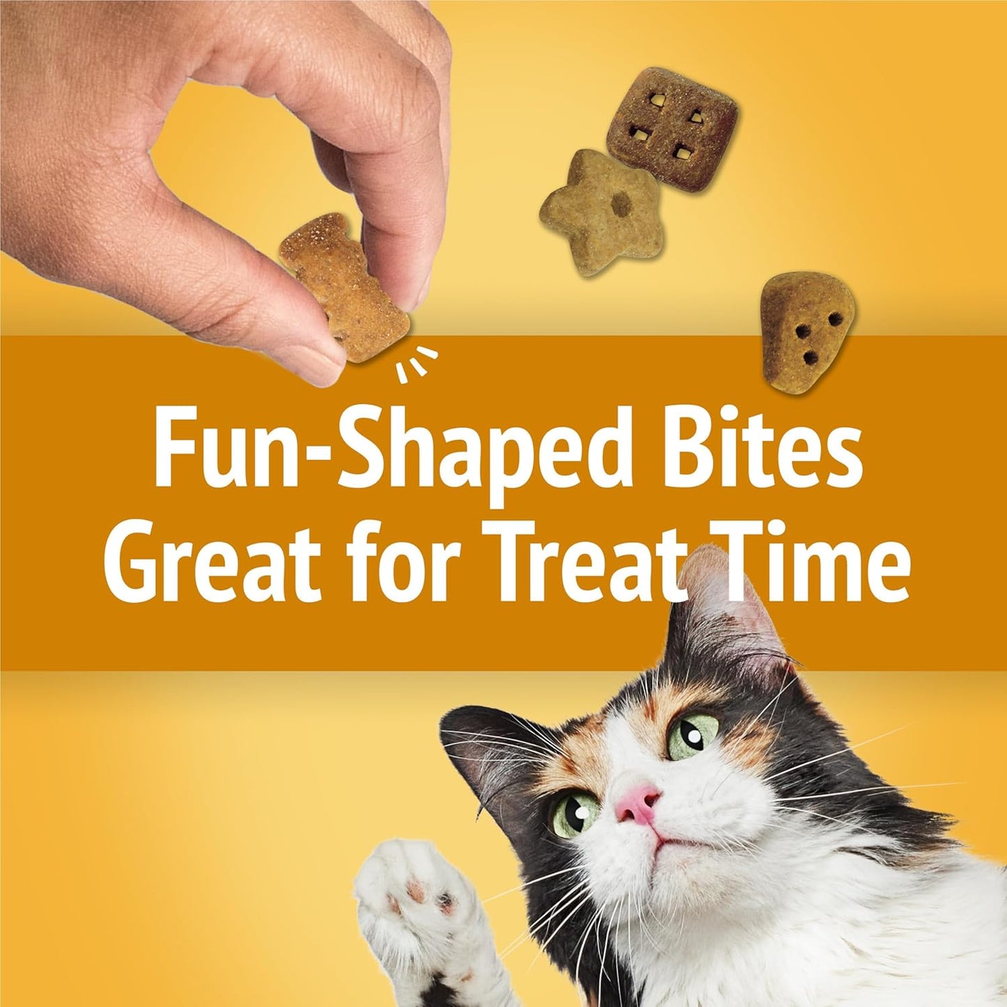 Purina  Cat Treats, Party Mix Cheezy Craze Crunch - (Pack of 10) 2.1 Oz. Pouches