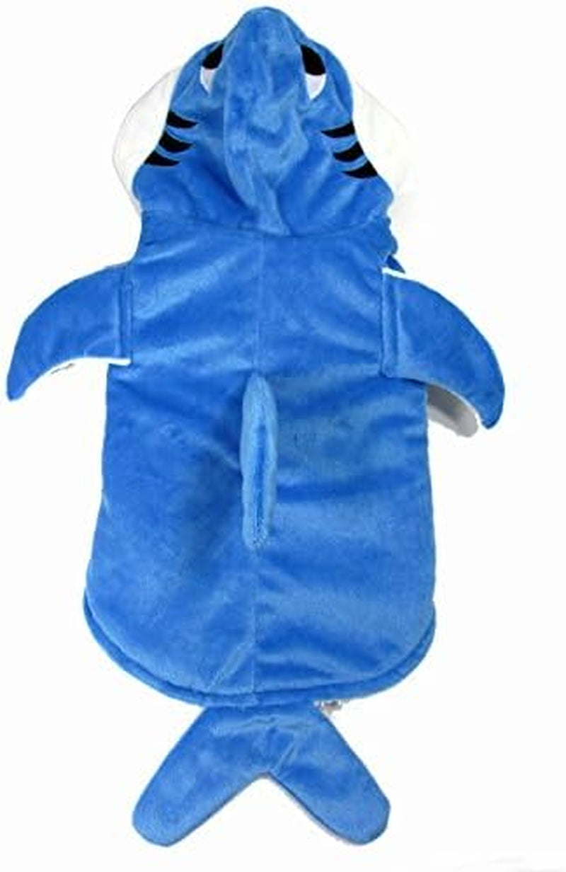 Funny Dog Cat Shark Costumes Pet Halloween Christmas Cosplay Costume Puppy Winter Coat Hoodie Sweater Clothes for Small Medium Large Dogs and Cats