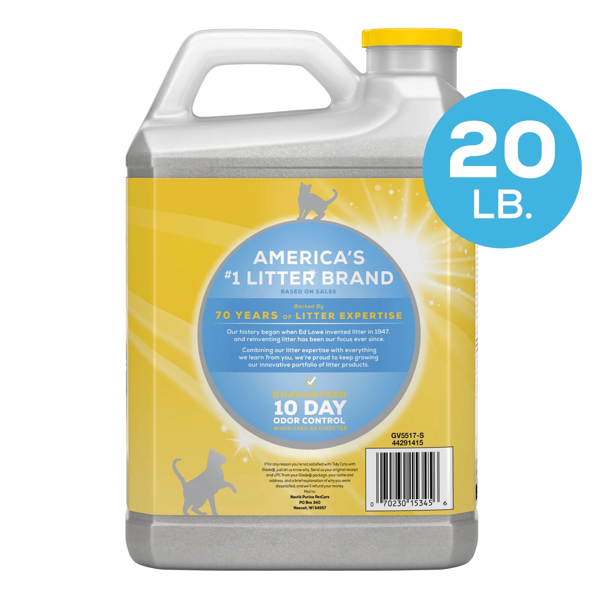Purina  Clumping Low Dust Cat Litter, Glade Clear Springs Scent, 20 Lb Jug