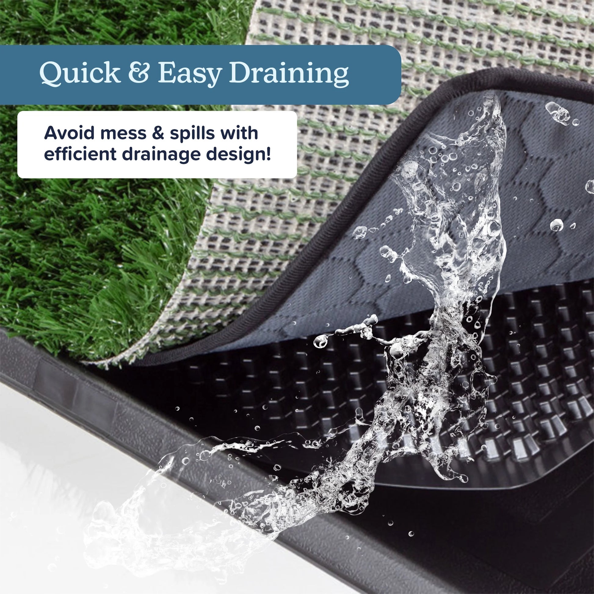 Set of 3 Replacement Turf Grass Pee Pads - Puppy Essentials