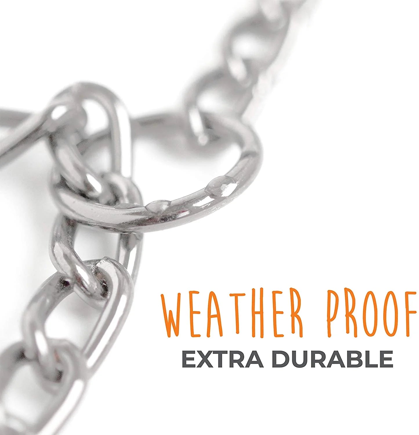 Slip Collar, Dog Training Collar, Stainless Steel Choke Chain Dog Collar, No Pull Dog Collar, Weather Proof, Tarnish Resistant Choker Collar for Dogs, 20"
