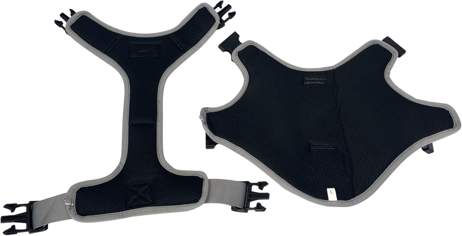 Tactical Working Dog Vest Harness - No-Pull Service Dog Jacket with Reflective Hook & Loop Patches - Padded Handle, Front/Side Buckles with Quick Release Buttons, Adjustable Straps - Blue, XL
