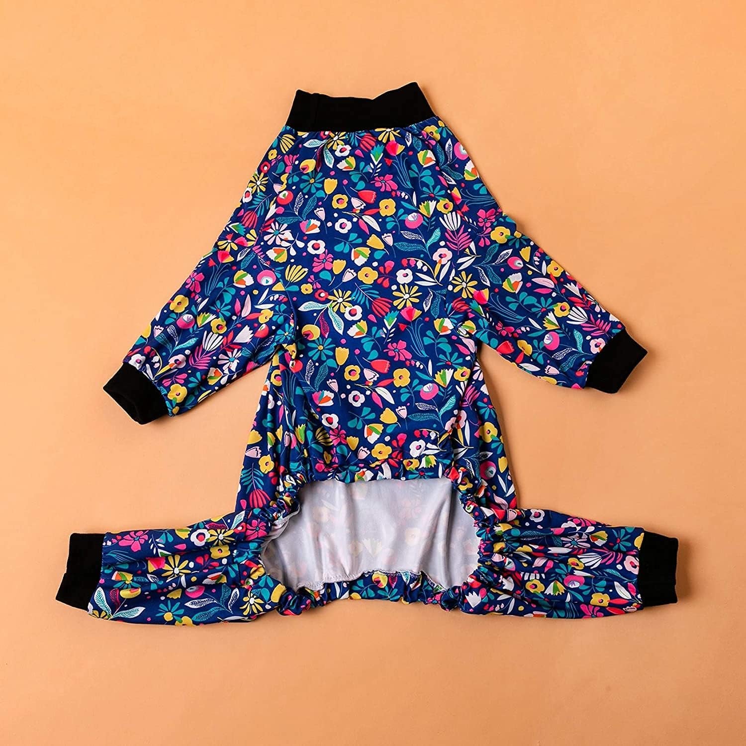 Large Dog Shirt/Sleepytime Elephants Prints/Post Surgery Dog Shirt/Wound Care for Large Dog Onesies/Lightweight Pullover, Full Coverage Large Breed Pjs, 3XL
