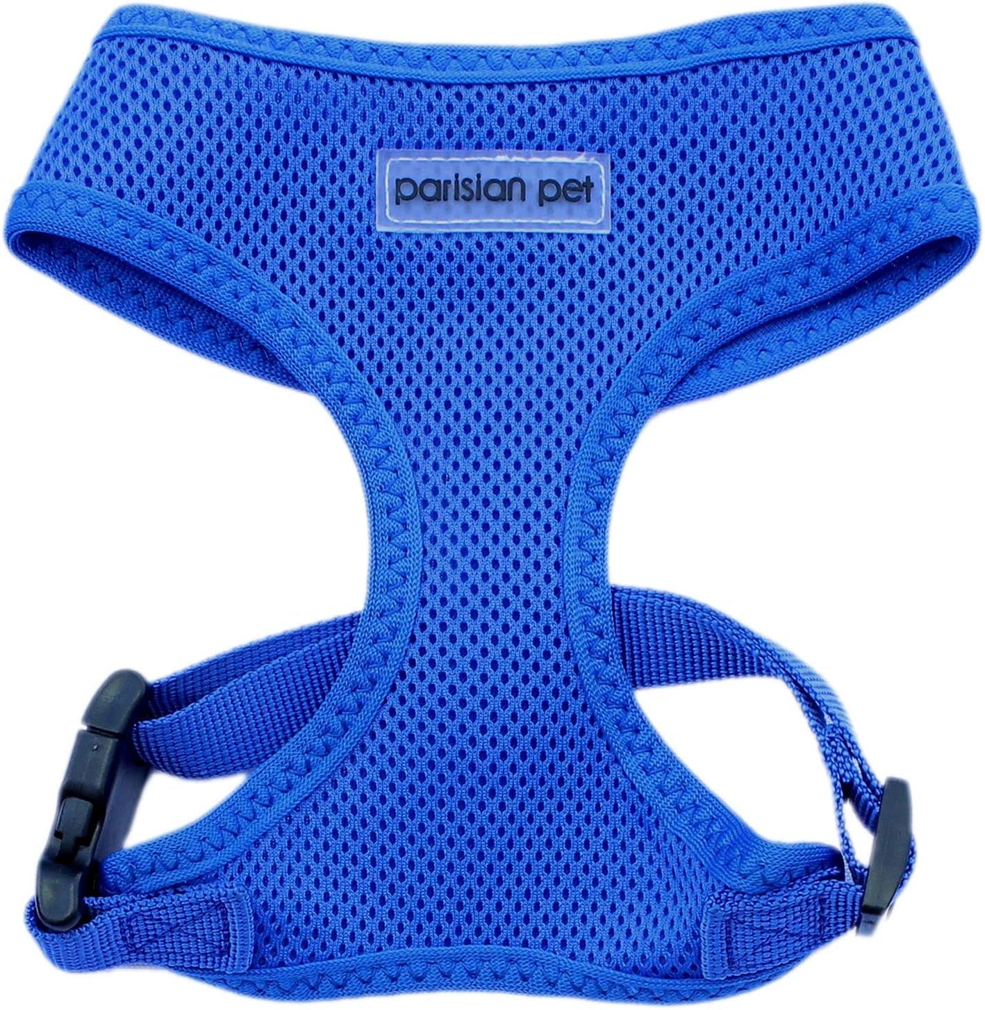 Dog Harness - Adjustable Bright Blue Dog Vest Harness - Comfortable Padded, No Pull Puppy Harness - Cooling Dog Harness for Large Dogs - Idle for Walking, Running, and Hiking - L