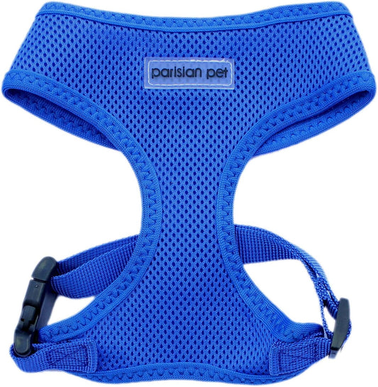 Dog Harness - Adjustable Bright Blue Dog Vest Harness - Comfortable Padded, No Pull Puppy Harness - Cooling Dog Harness for Large Dogs - Idle for Walking, Running, and Hiking - XL