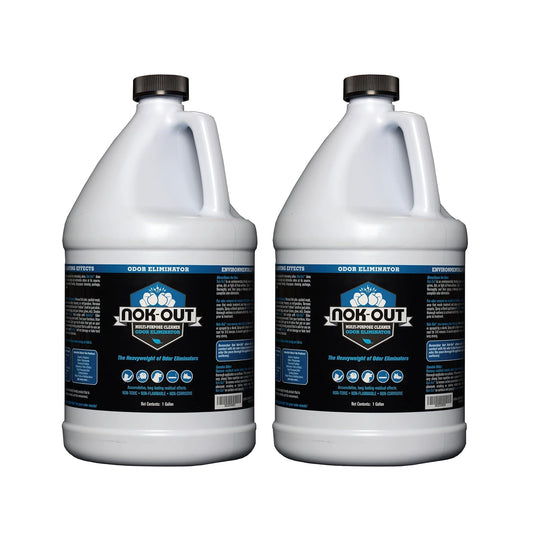 Odor Remover, Pet Deodorizer and Cleaning Spray, Made in the USA, 1 Gallon, 2-Pack