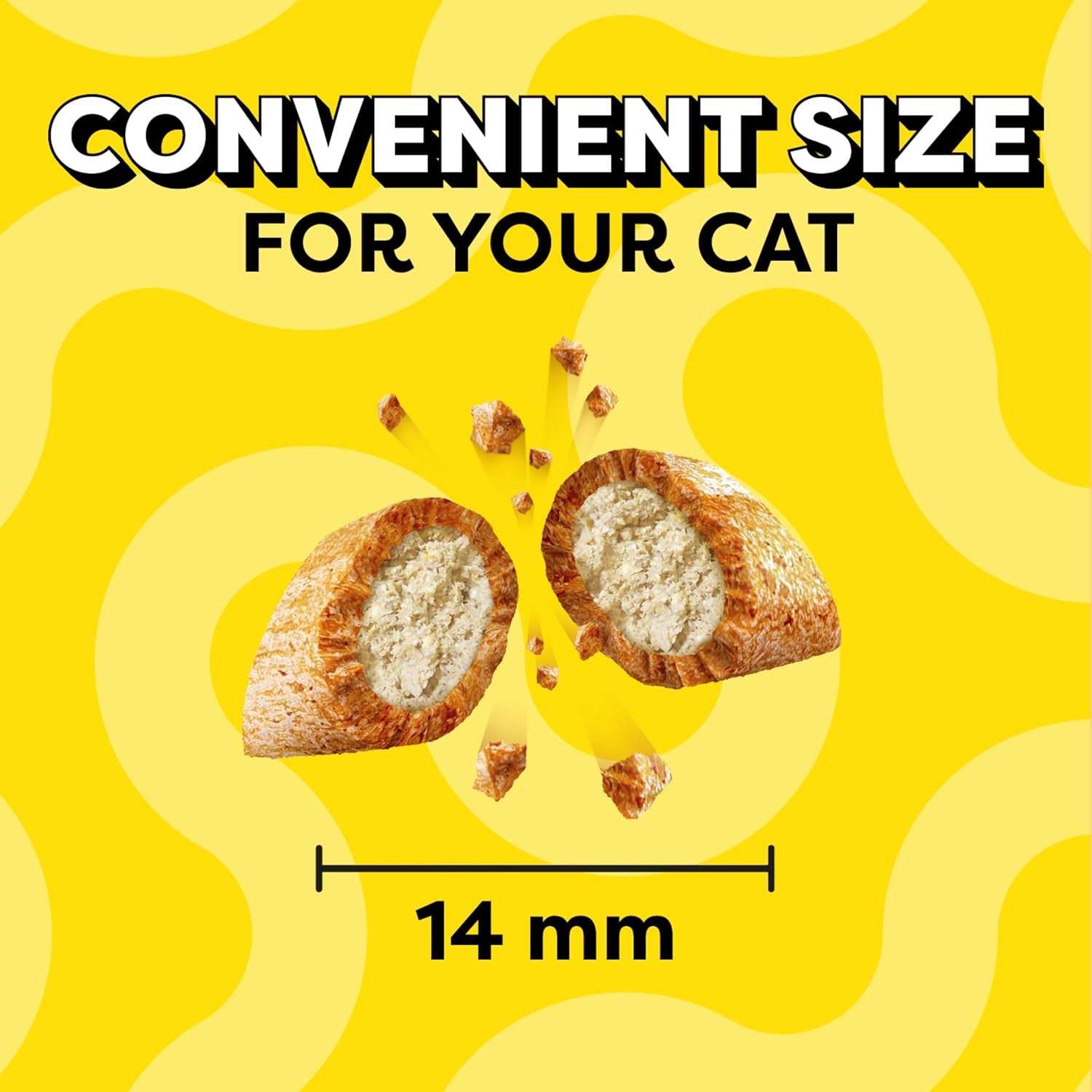 Jumbo Stuff Crunchy and Soft Cat Treats, Tempting Tuna Flavor, 5.3 Oz. Pouch (Pack of 10)