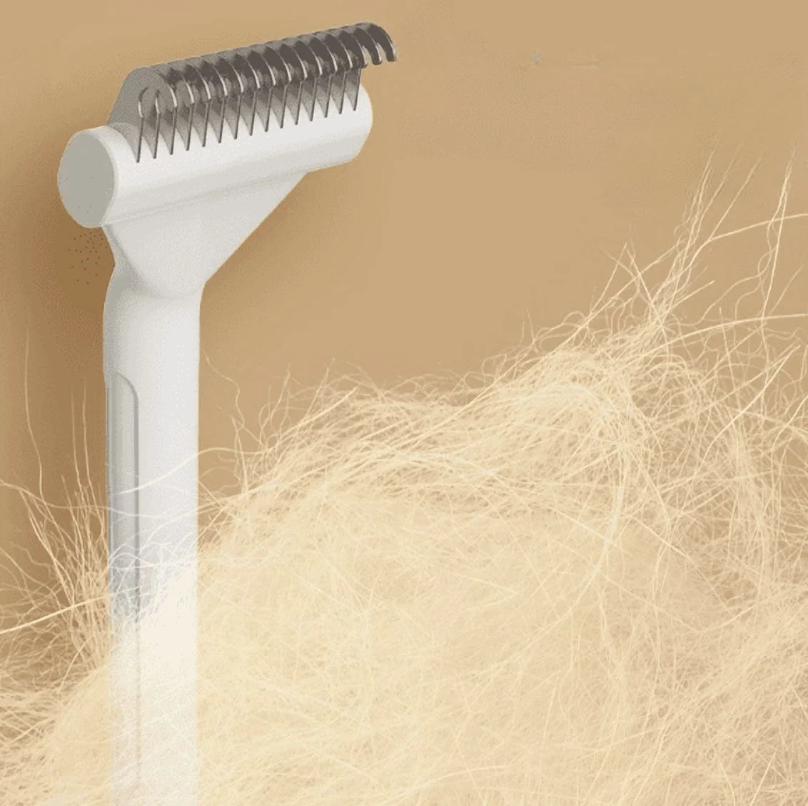 1 Pcs Cat and Dog Brush for Shedding and Undercoat Dematting, Pet Grooming Tool for Medium to Long Hair Pets, Skin-Safe and Lightweight