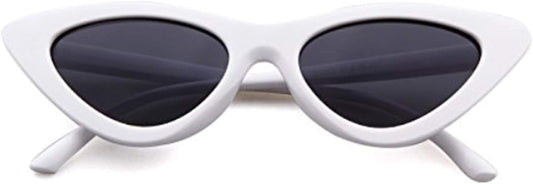Retro Vintage Narrow Cat Eye Sunglasses for Kids Heart Shaped Sunglasses