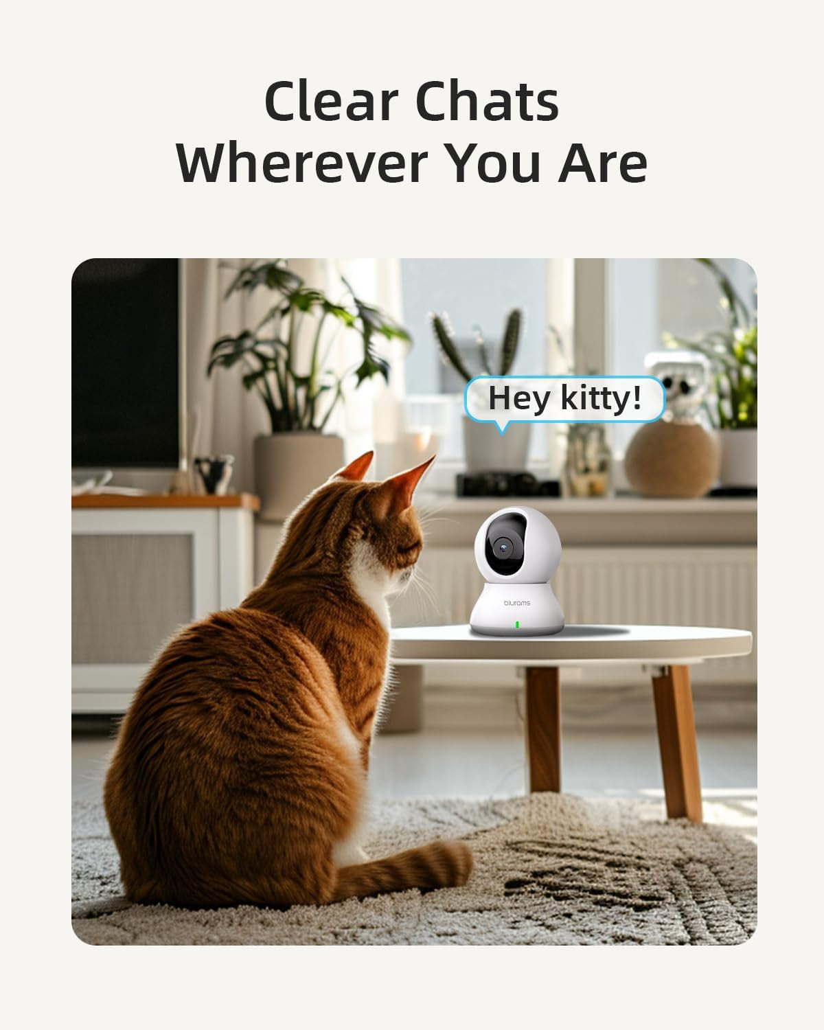 Indoor Security Camera, 5Ghz/2.4Ghz Dual-Band, 2K PZT Pet Camera with Phone App, 360° Cameras for Home Security, 2-Way Audio, Motion Tracking, Night Vision, Siren, Cloud&Sd