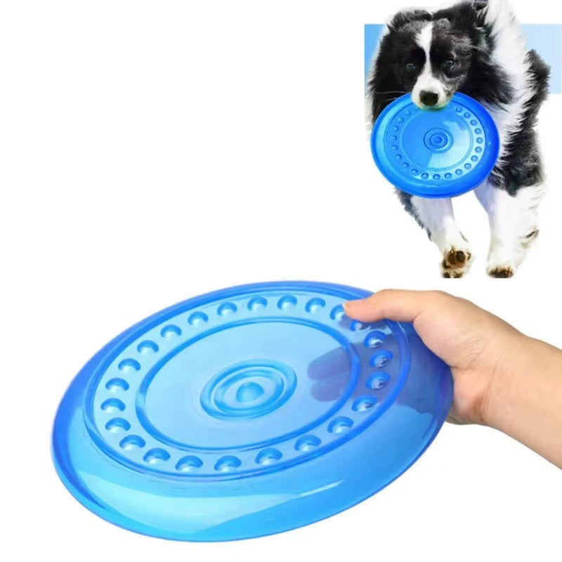 Dog Flying Discs Toys Dog Outdoor Game Flying Discs Trainning Interactive Toys Dog Bite Resistant Frisbeeds Pet Supplies