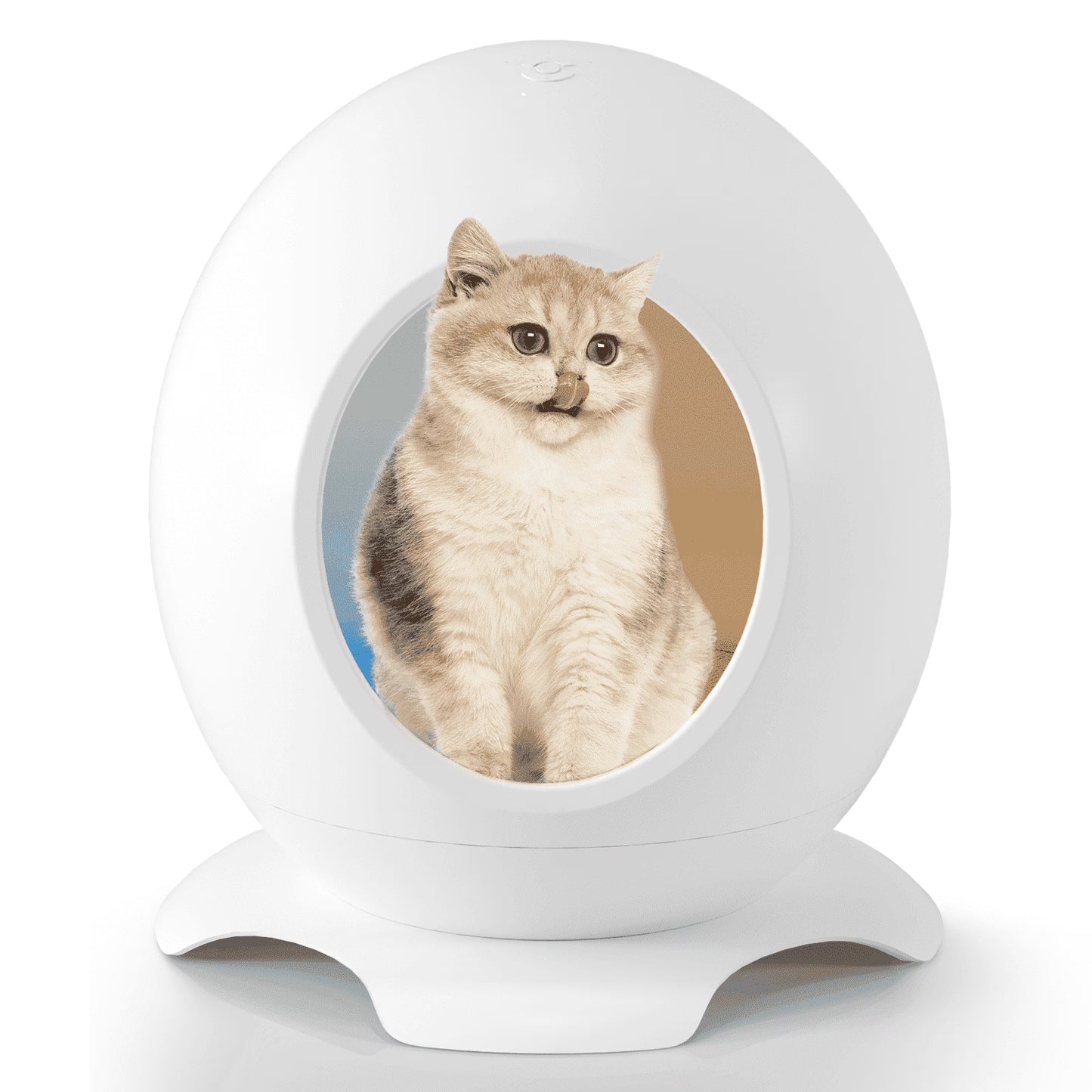 Heated Cat Bed for Large Cats, Cat Warming Bed for Winter, Waterproof Washable Pet Cat Shelter, Cat Hideaway with Light & Sleep Music, Cat Houses for Indoor Cats
