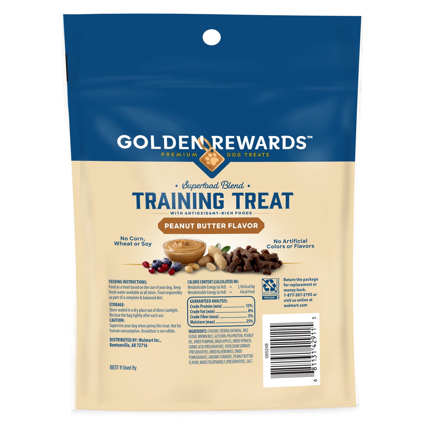 Dog Training Treats with Peanut Butter Flavor, 9 Oz Pouch