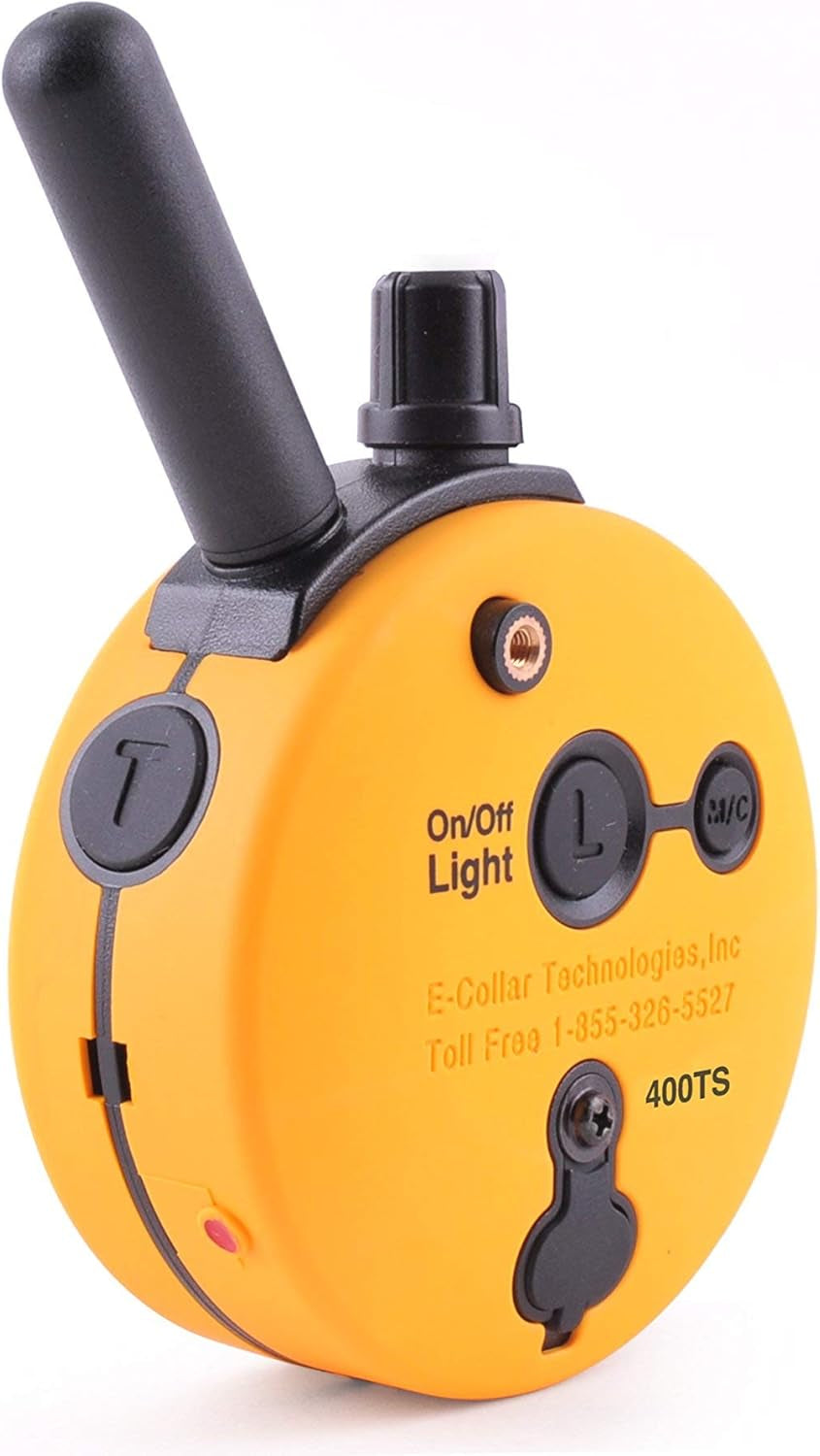 ET-400 E Collar for Dog Training with Remote - 3/4 Mile Range, Waterproof, 100 Blunt Stimulation Levels, Tone or Vibration Mode, Night Tracking Light for Small, Medium & Large Dogs